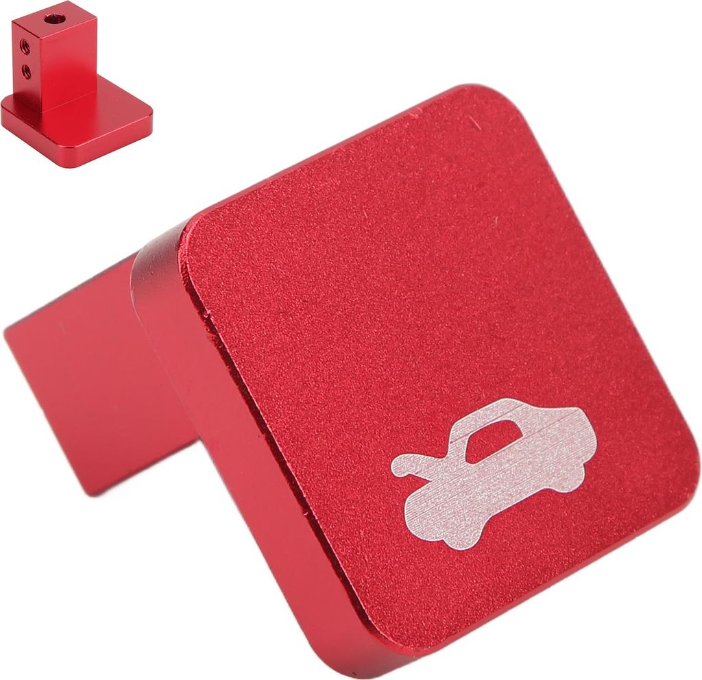 Haubenentriegelungsgriff-Reparatursatz, Aluminiumlegierung, Ersatz für Civic CRV Element Ridgeline (rot)