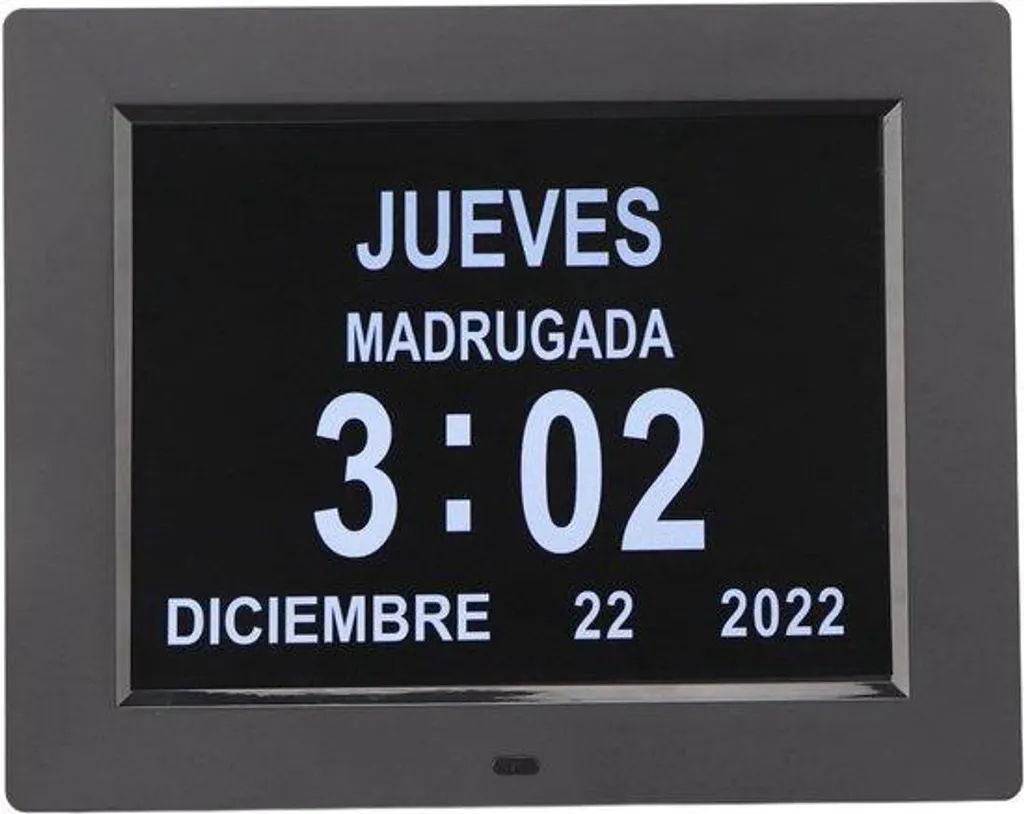 Montre aide mémoire senior avec grand cadran et alarme médicaments