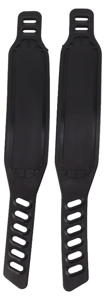 2er Set Fahrrad Pedalriemen aus Kunststoff – längenverstellbar (max. 30,5 cm), universell für Heimtrainer & Fitnessrad, ideal für Zuhause