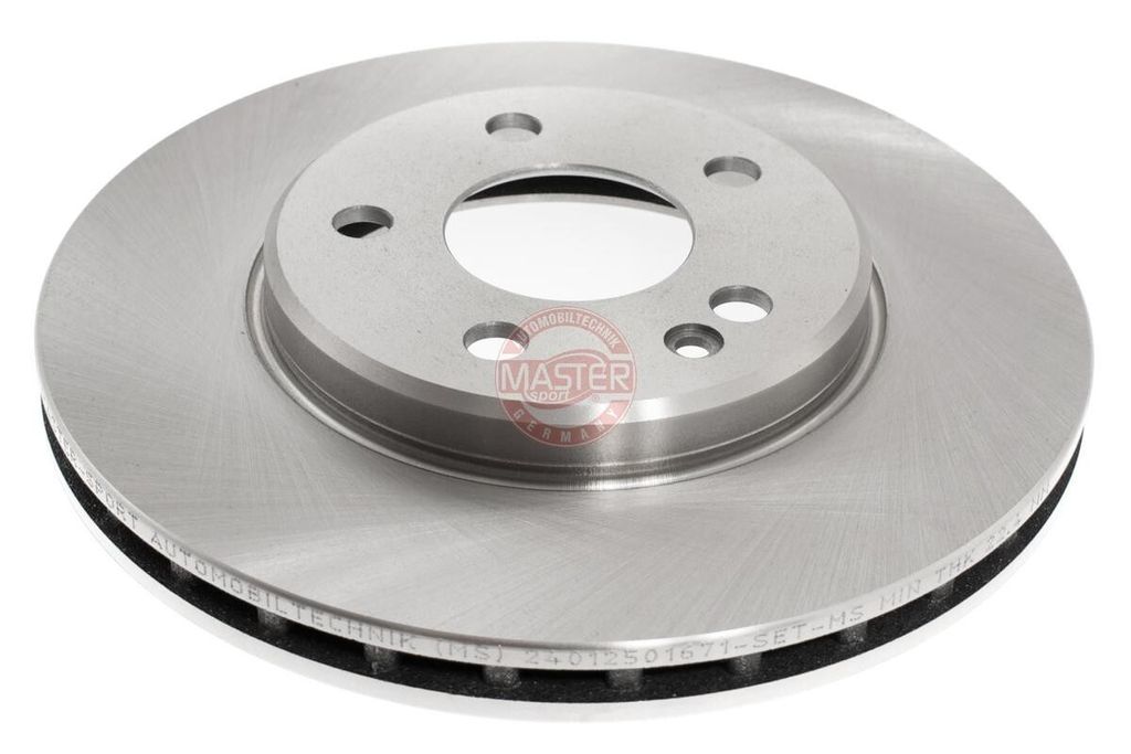 MS 24012501671-PCS-MS Bremsscheibe (1x Stück) Vorderachse für MERCEDES-BENZ A-Klasse (W169)