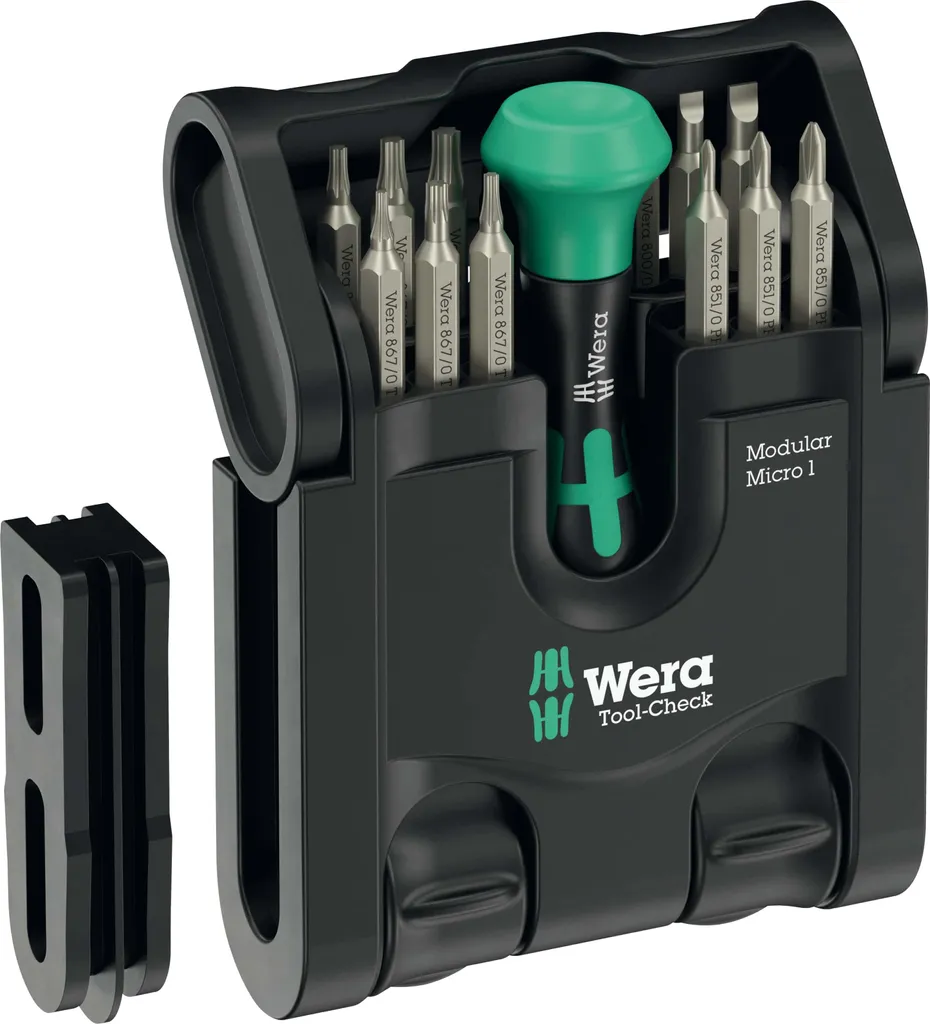 Wera Tool-Check Modular Micro 1 Finit les Vis Inaccessibles en Micro