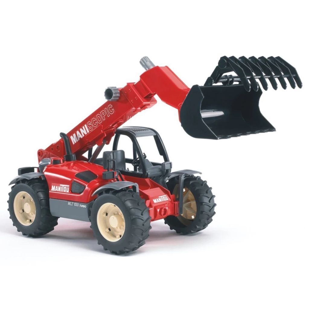 Bruder 02141 Cat Teleskoplader Traktoren Spielzeug Baustelle Manitou Baufahrzeug 