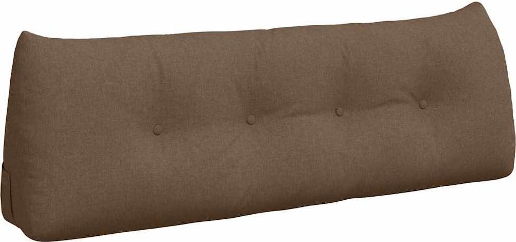 vidaXL Rücken Kissen Braun 140 x 24 x 50 cm Stoff