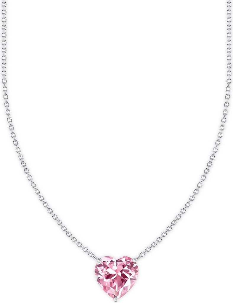 Thomas Sabo KE2211-051-9-L45V Damen-Kette mit rosa Herz-Anhänger Silber 1