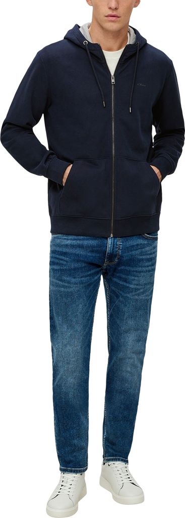S. Oliver Sweatshirt Jacke dark blue 3XL
