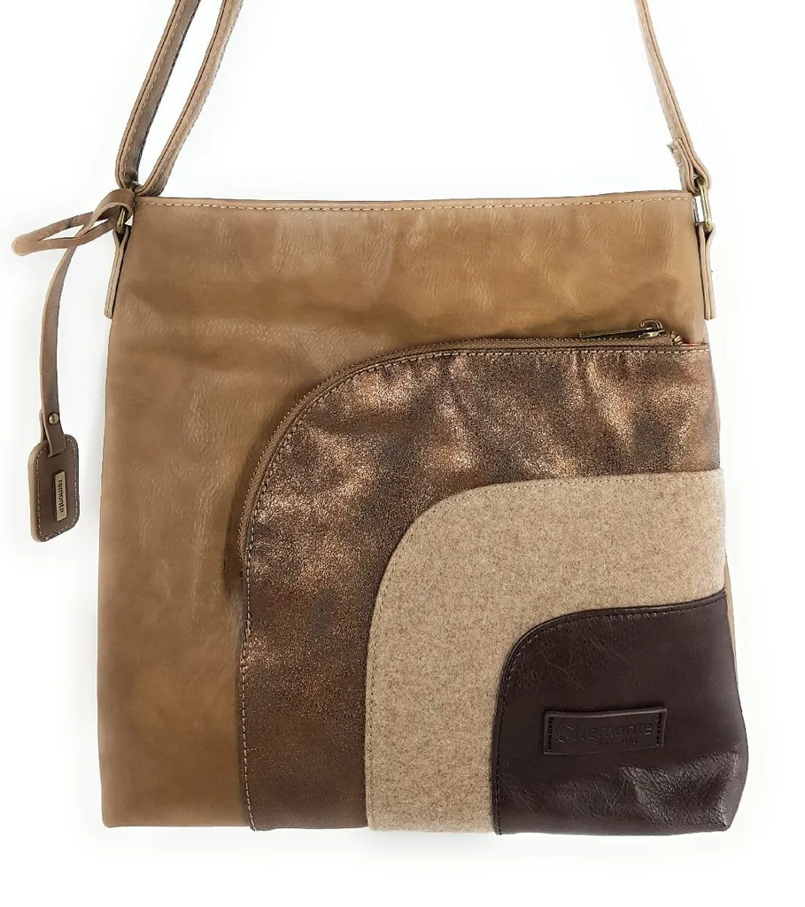 Petit sac bandoulière Remonte marron femme pratique et tendance chic