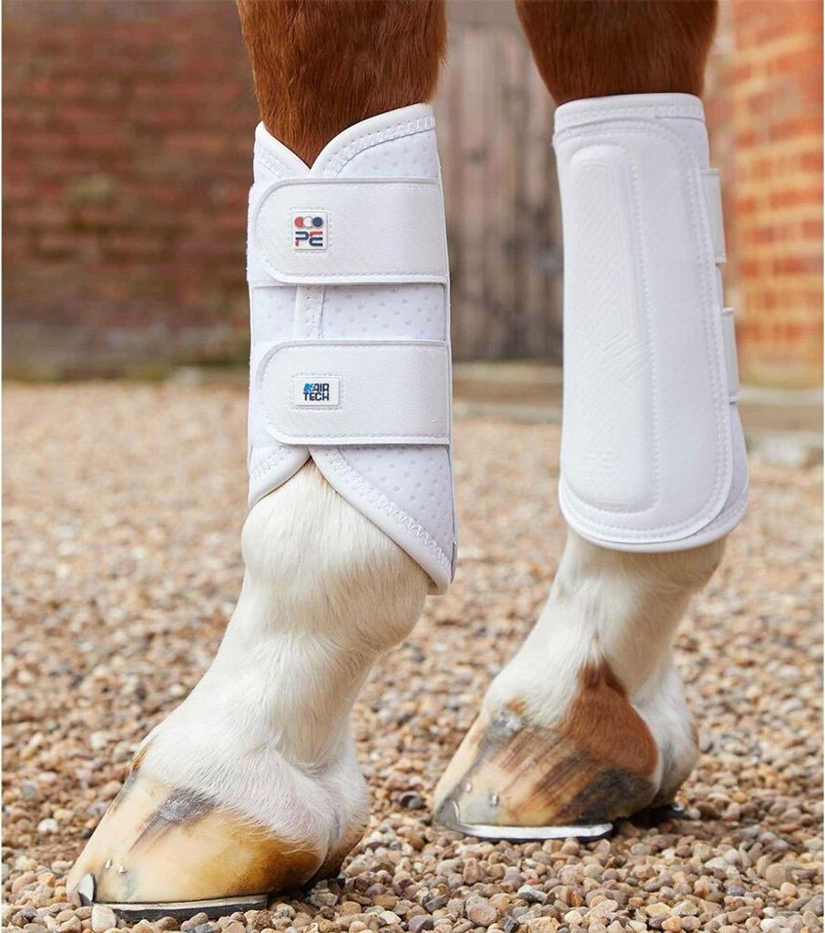 Premier Equine Carbon Air-tech Double Locking Brushing Sehnenstiefel Weiß M Weiß M