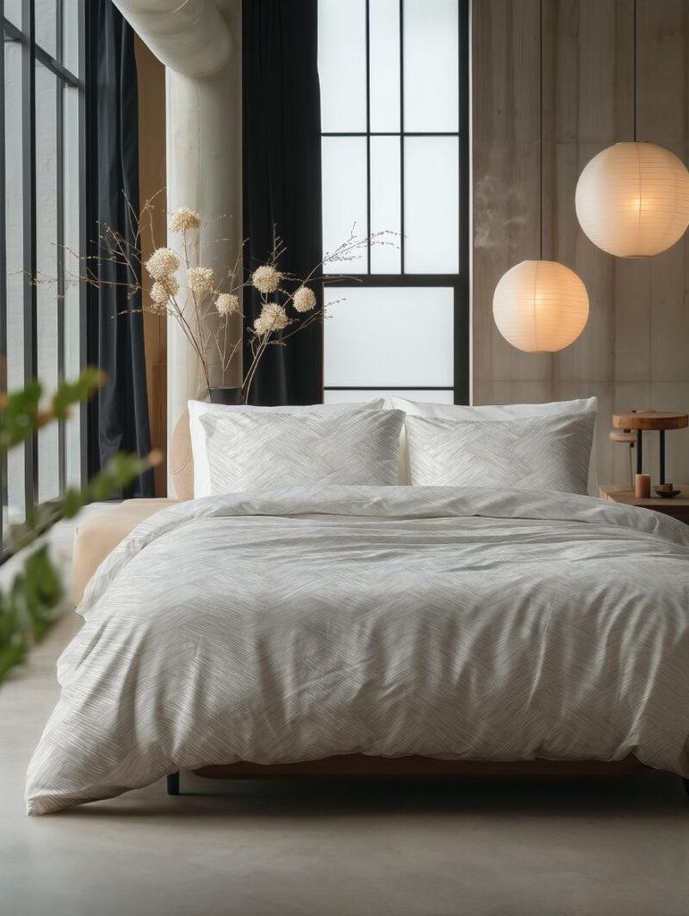 Sleeptime Rattan Silbergrau 140 x 200/220 cm