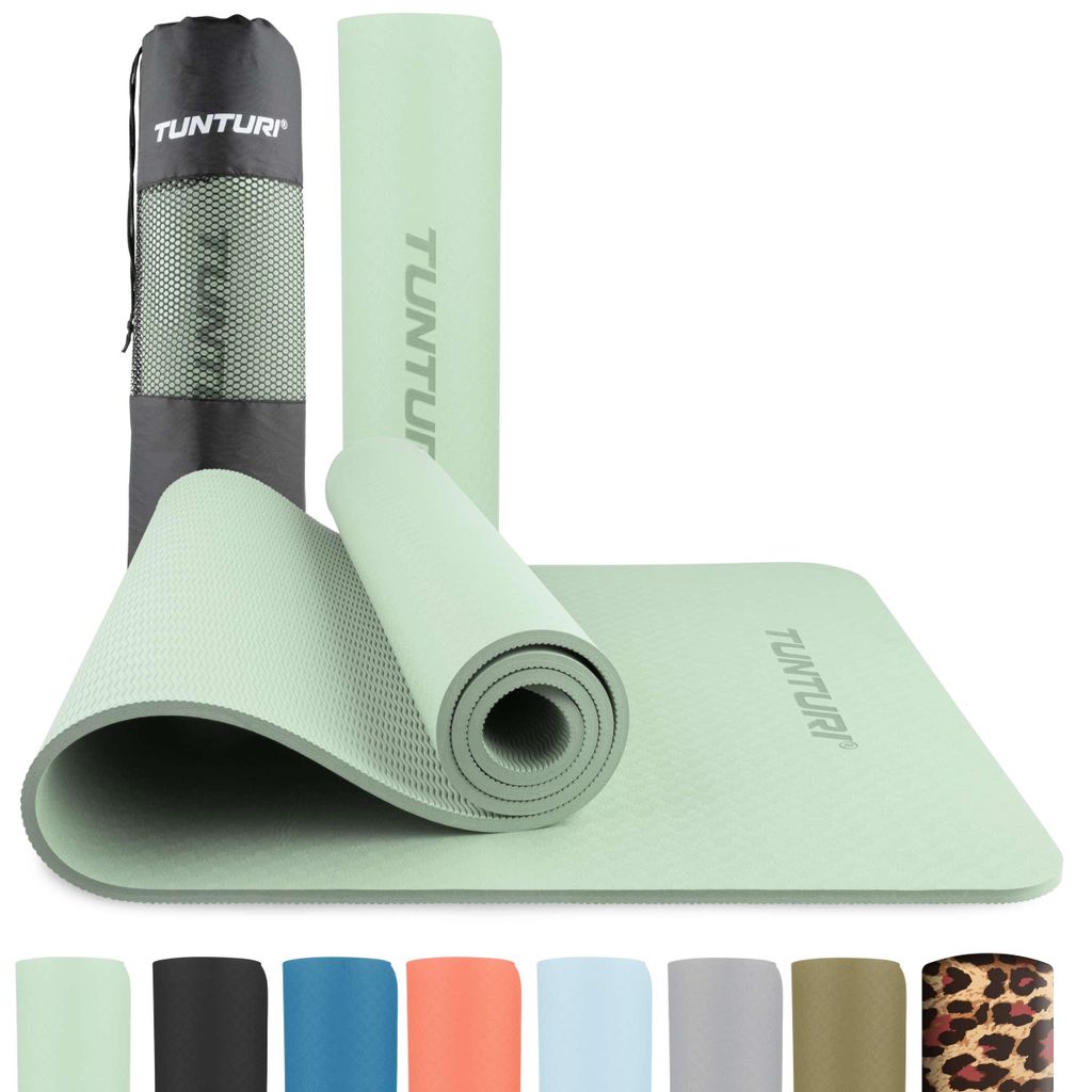 Tunturi Dicke Yogamatte 8mm - Rutschfest Gymnastikmatte  - Produktbild 