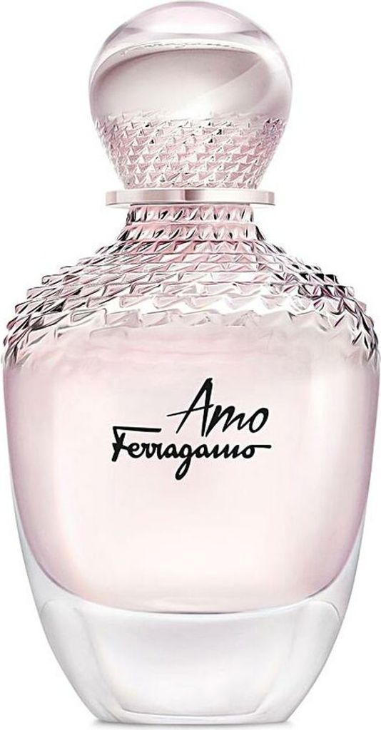 A studio shot of a perfume bottle.