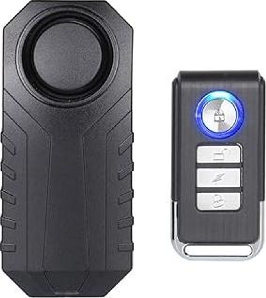 Mengshen 113dB Wireless Motorrad Fahrrad Diebstahl Alarmanlage, wasserdicht und Super laut, Z08