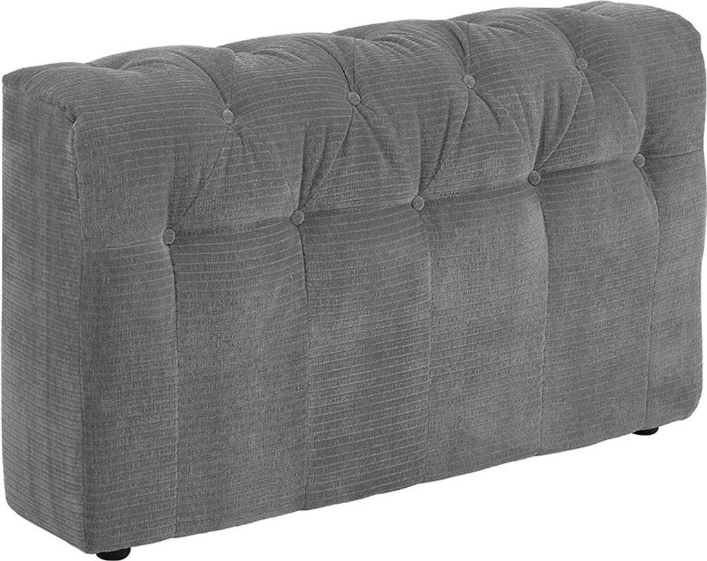 KAWOLA Sofa Seitenelement SEPHI groß Cord Vintage grau