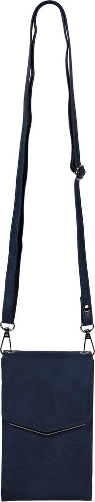 styleBREAKER Mini Umhängetasche mit V-Klappe und Metall Detail | kleine Handytasche zum Umhängen | elegante Crossbody Bag mit Kartenfächern für...