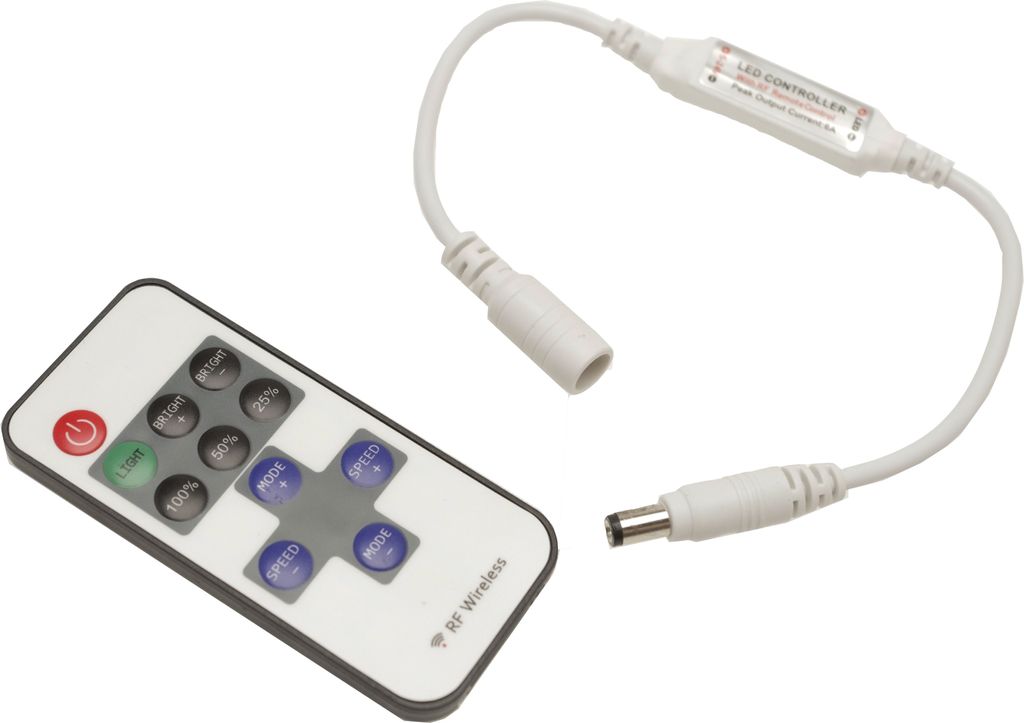 11 Tasten Fernbedienung Controller (Mini Dimmer) für einfarbige LED Streifen