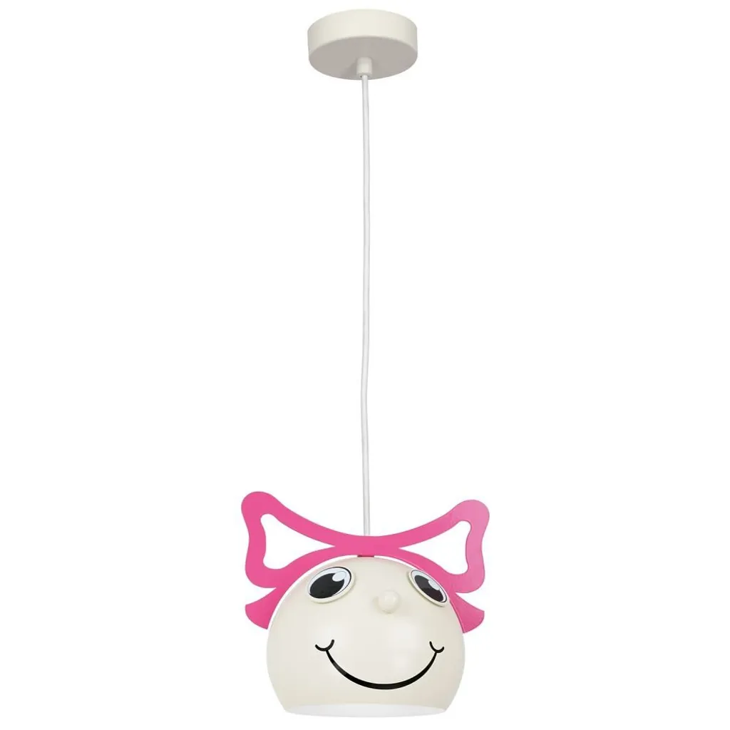Luminaire Suspension de Plafond Design Rose et Crème pour Intérieur