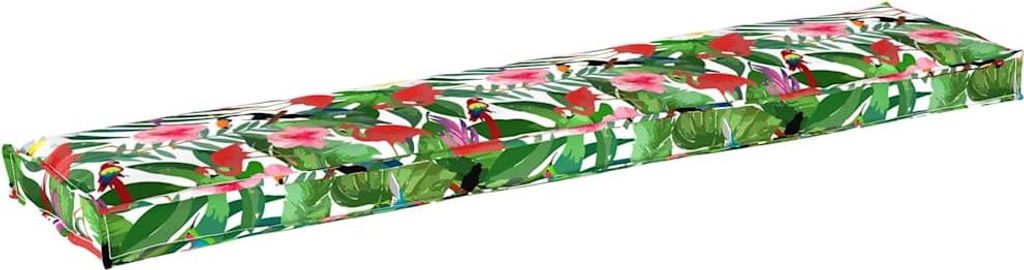 Palettenkissen Floral Tropischer Dschungel 180 x 40 x 8 cm
