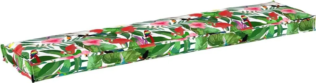 vidaXL Coussin de palette Floral Jungle 180x40x8 cm pour canapé jardin