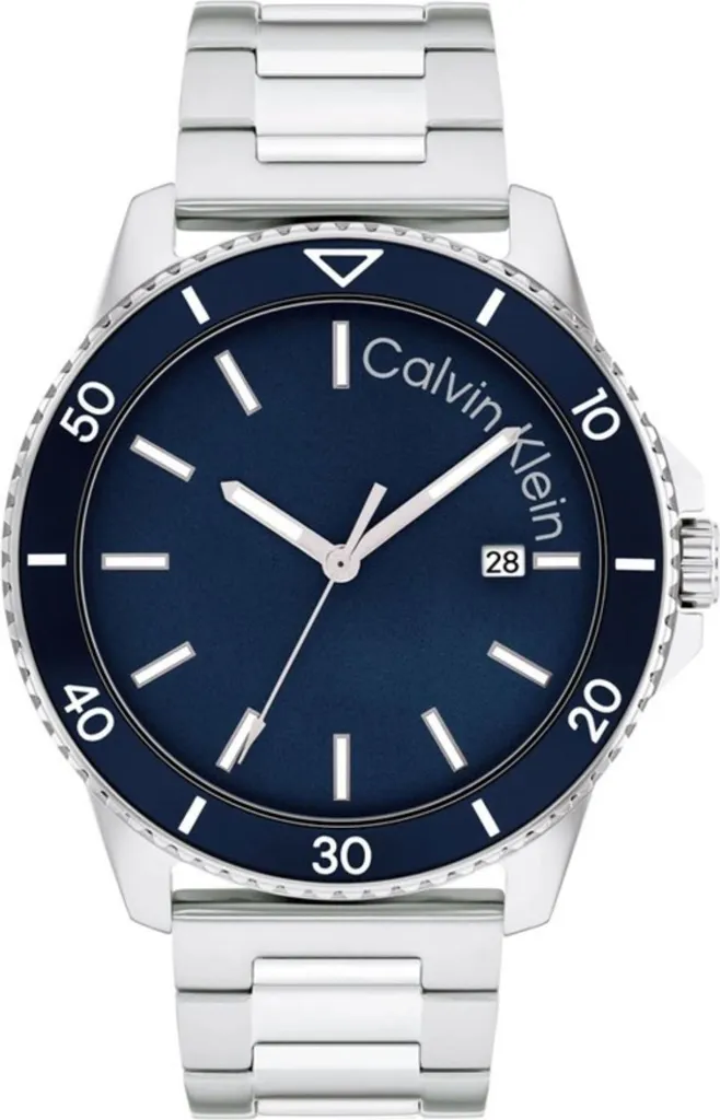 Montre Homme Calvin Klein 25200385 en Acier Inoxydable Argenté