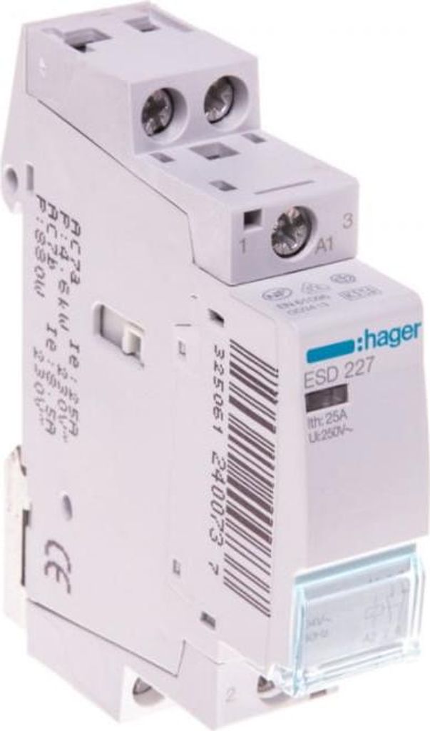 Modulares Schütz 25A 1NO 1NC 24V AC ESD227