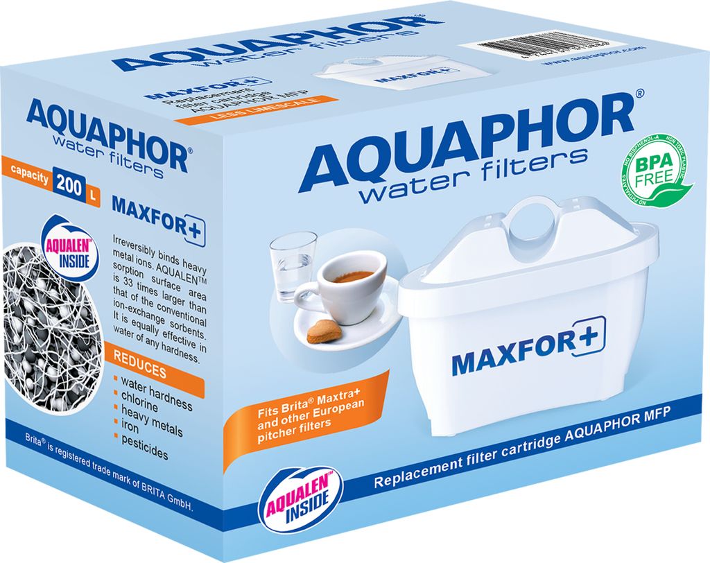 AQUAPHOR Filterkartusche MAXFOR+ Pack 1 - gegen Kalk, Chlor Produktbild 