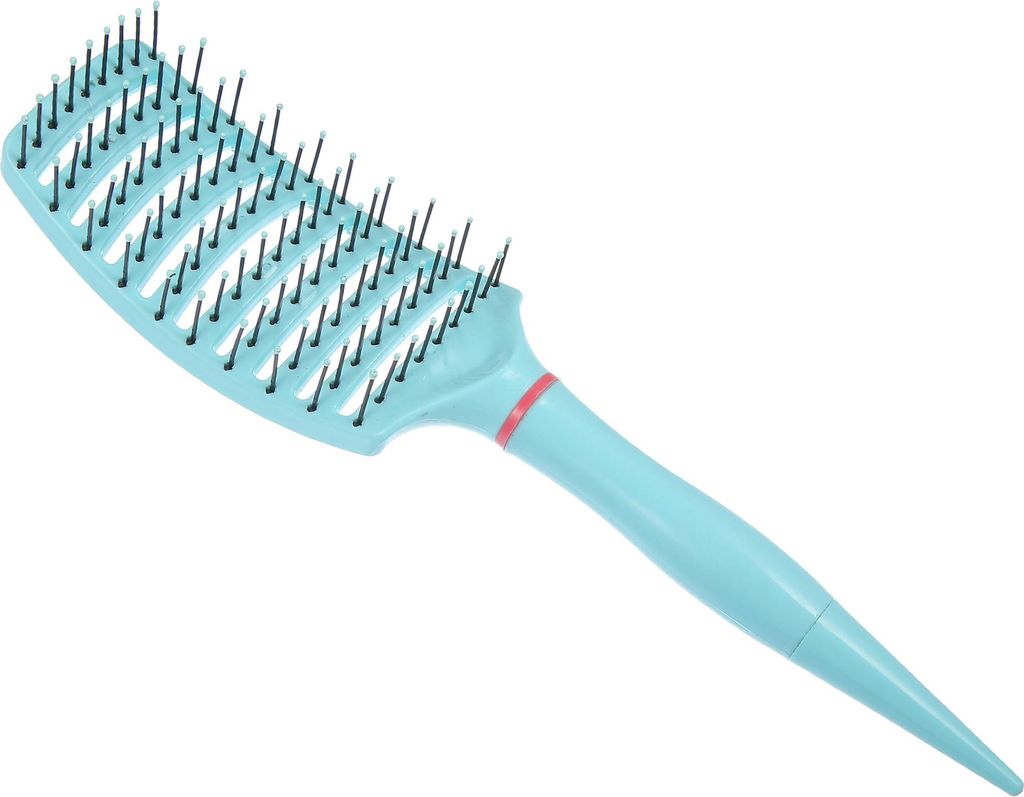 Breite, gebogene Haarbürste mit Belüftungsöffnungen, Entwirrungsbürste für verfilztes und verknotetes Haar, Haarbürste für Damen und Herren,...