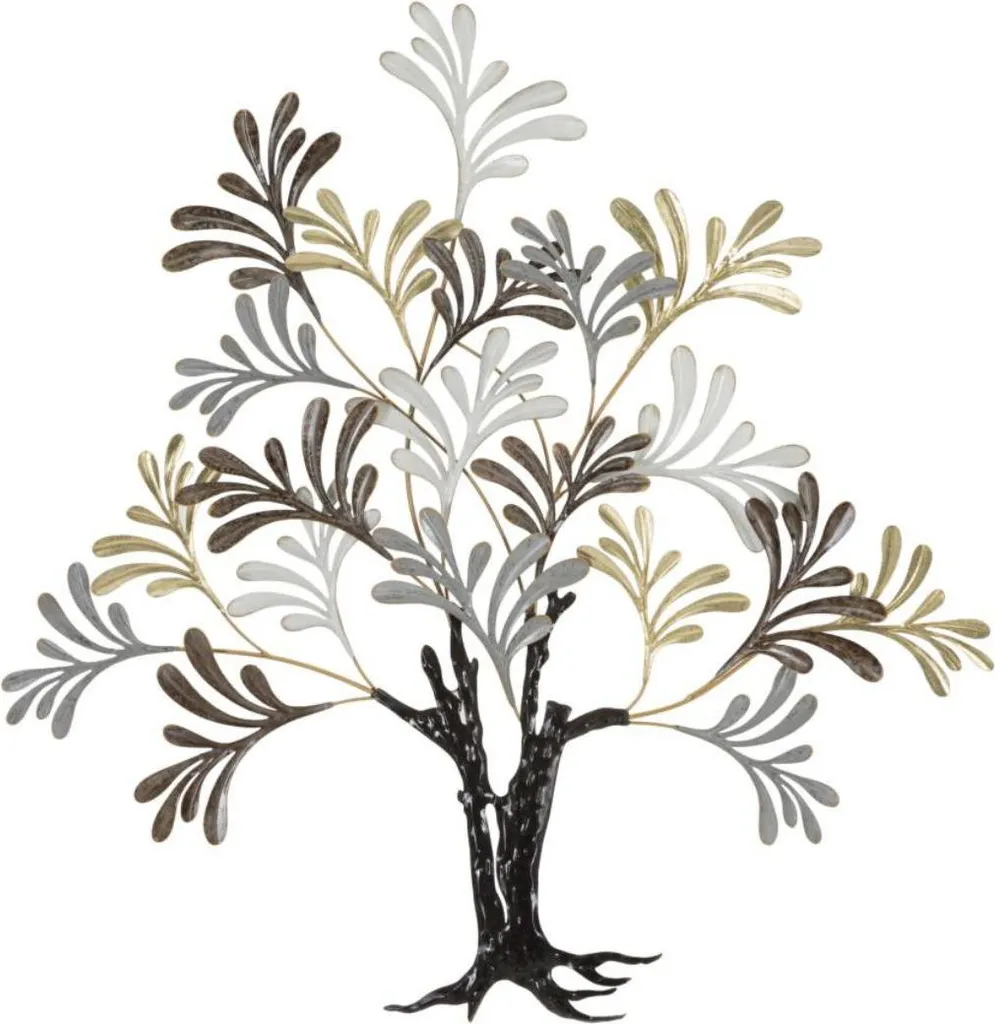 Décoration Murale Métal 98cm : Solution Design pour Murs Nus Gris