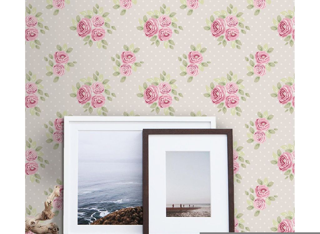 Coloray Fototapete 152x104 cm Vlies-Fototapete - Englische Roseslarge.