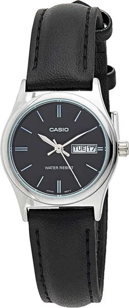 Casio LTP-V006L-1B2 Orologio Donna Pelle Nera | Shop Online Originale