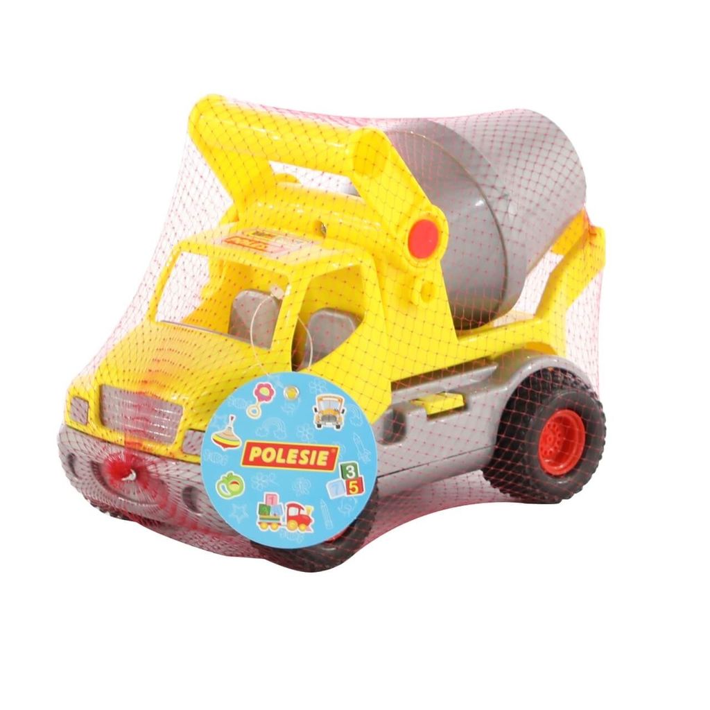 ConsTruck Betonmischer, gelb/silber - Spielauto Produktbild 