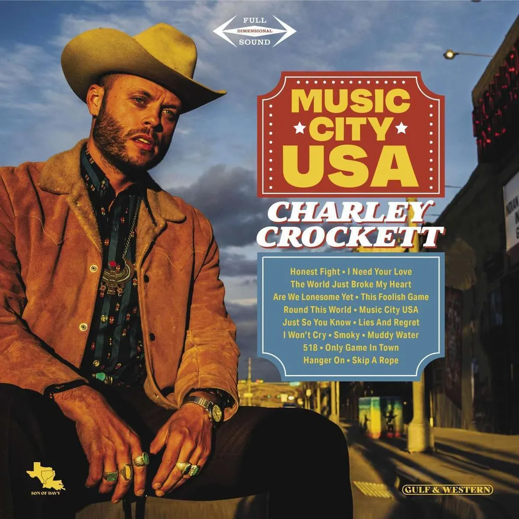 Vinyle Charley Crockett Music City USA Qualité Sonore Premium 45T