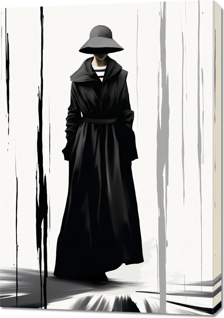 Quadro 70x100 Mroczna Taina - Il Mistero Oscuro in Tela Canvas