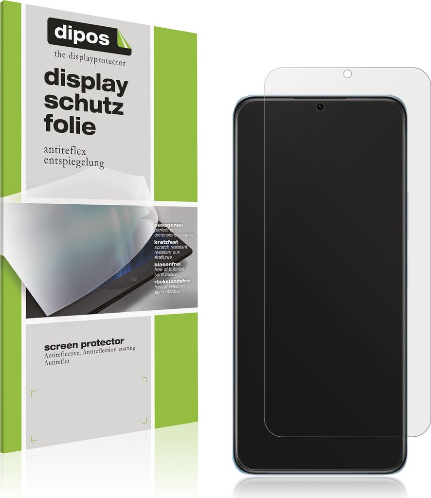 6x Schutzfolie für Vivo Y72t matt Displayschutzfolie Folie Display Schutz dipos