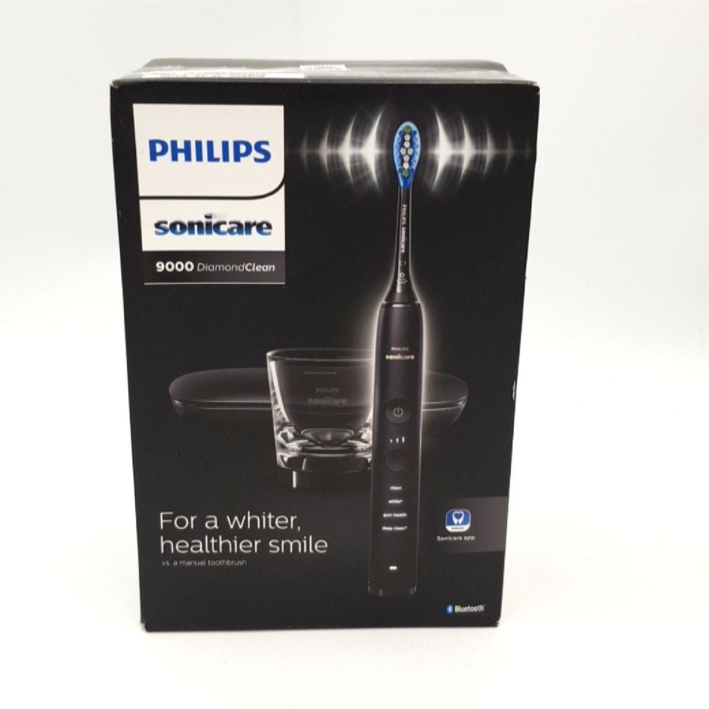 Philips Sonicare DiamondClean DiamondClean 9000 HX9911/09 Elektrische Schallzahnbürste mit App - Schwarz, Erwachsener, Schallzahnbürste, Normal, ...
