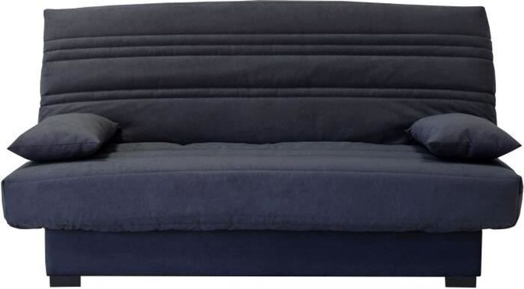 3-Sitzer-Schlafsofa – 17 cm Matratze – anthrazitgrauer Stoff – 199 x 96 x 103 cm – CHLoe