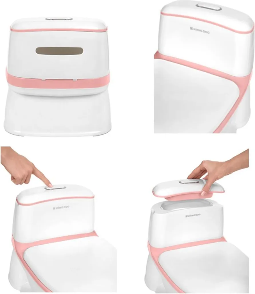 Pot Bébé Rose Antidérapant Flushy : Musique et Support Papier Intégré - 5