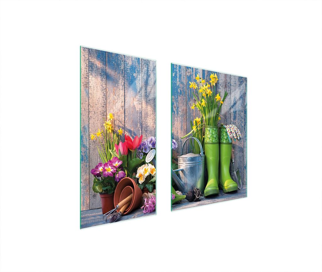 Glasschutzplatte Board 75X52 Garden