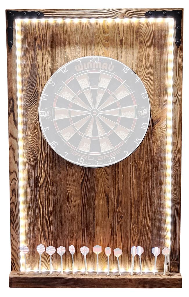 Bersaglio in legno con illuminazione a LED, pannello da Immagine del prodotto 