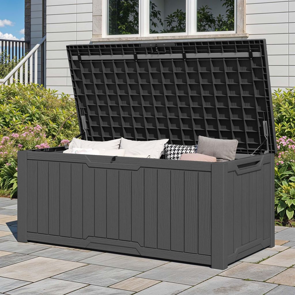 Gartenbox Außenspeicherbox, 450 L Aufbewahrungsbox mit Produktbild 