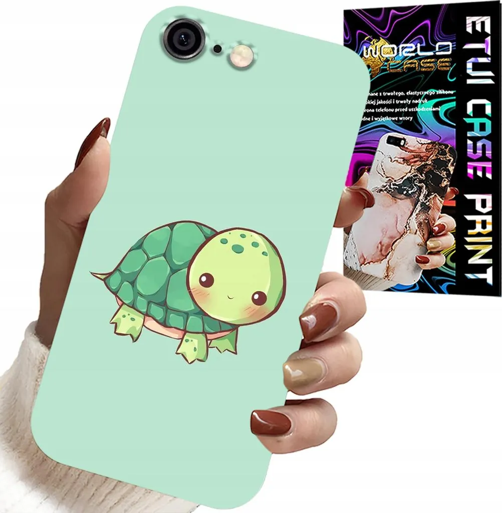 Cover iPhone 6 Plus Tartarughe Marine - Protezione Soft Touch + Vetro
