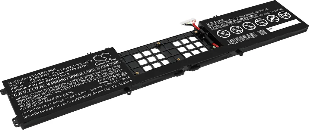 Batterie de rechange pour PC portable Razer Blade 17 4K Touch 2021