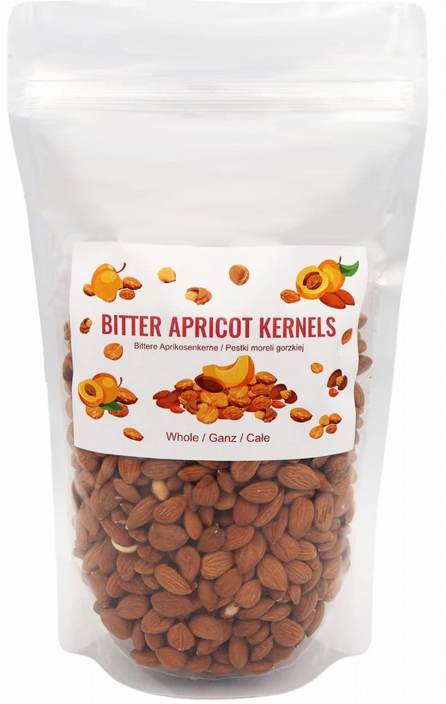 Bittere Aprikosenkerne 1 kg - ganze natürliche Samen