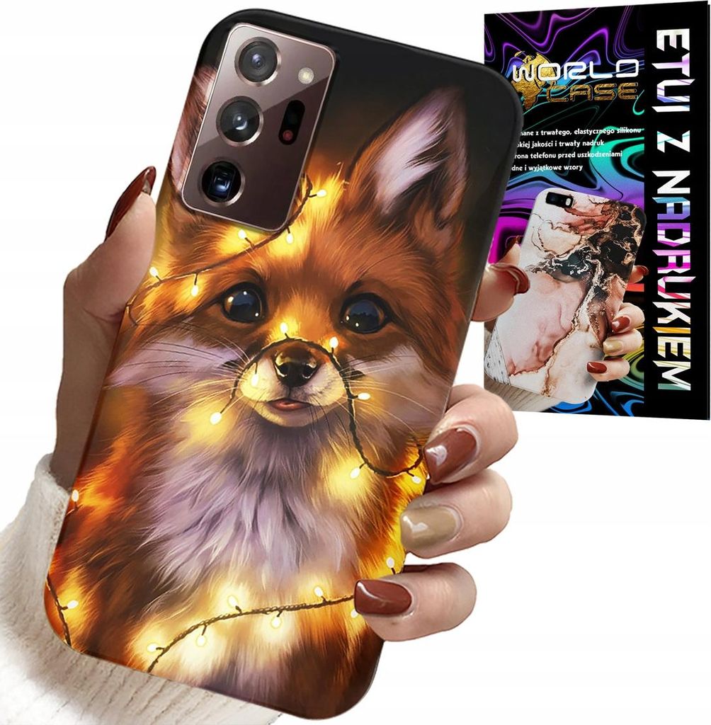 Tasche Für Samsung Note 20 Ultra - Süsse Fuchs Wald Tiere Fall + Film