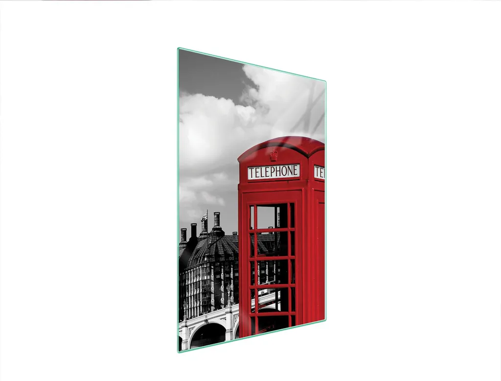 Tagliere in Vetro Londra 35x52 - Vassoio Portata e Coprifornelli Loft