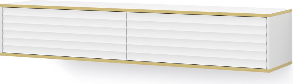 Závesná TV skrinka Wabi 180 cm WHITE MATT- Moderný TV Obrázok produktu 