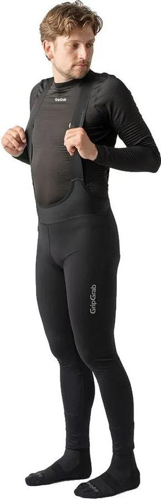 Gripgrab Pacr Water-resistant No Pad Lange Trägerhose Schwarz XL Herren Schwarz XL