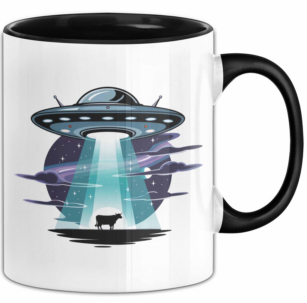 Sci Fi Liebhaber Tasse Geschenkidee für Science Fiction Fans (Schwarz)