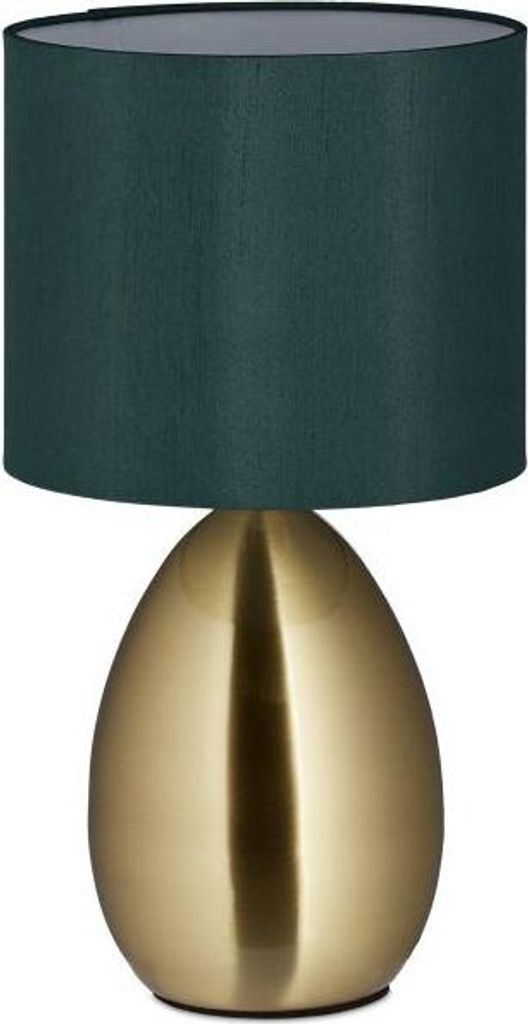 Nachttischlampe mit Touchfunktion aus Messing