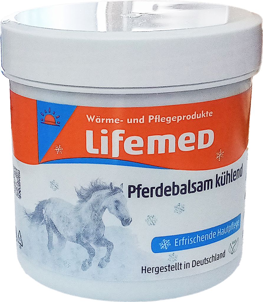 PFERDEBALSAM kühlend 250ml Menthol Pferdegel Sportgel Pferdesalbe Balsam Gel 19