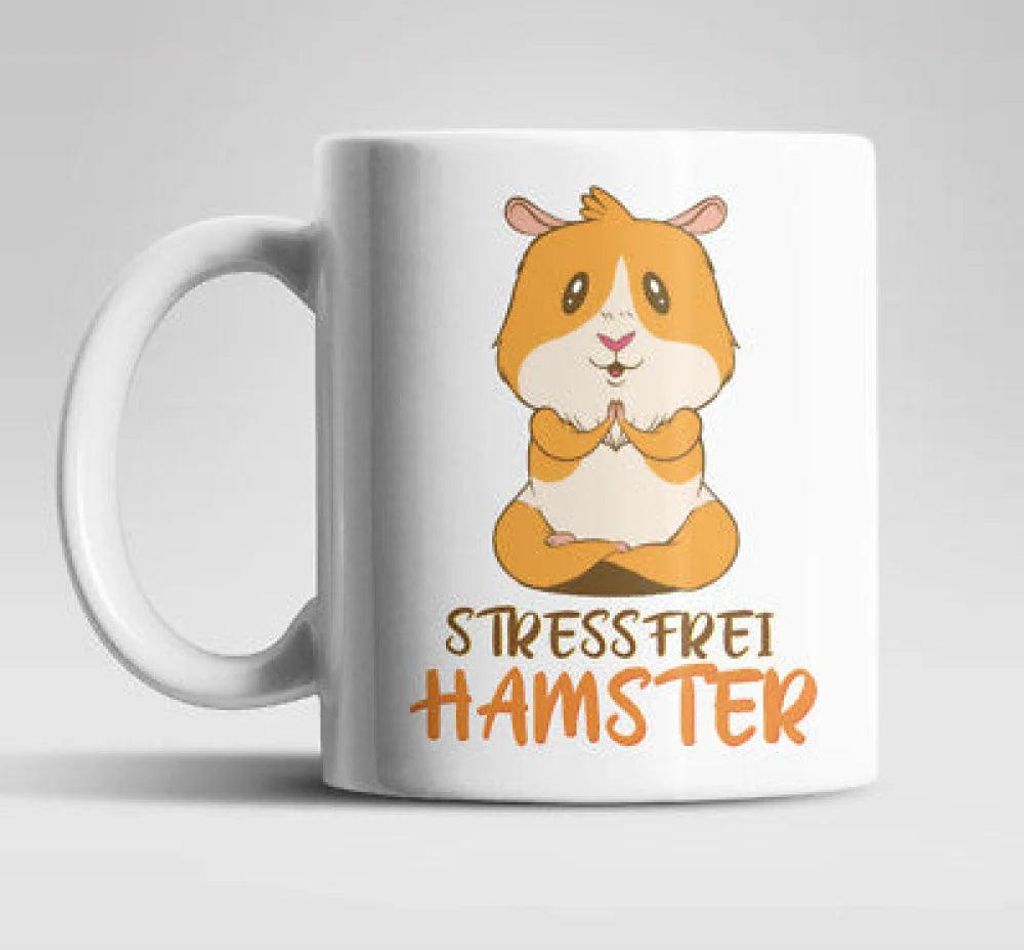 Stressfrei Anti Stress Hamster Kaffeetasse Teetasse