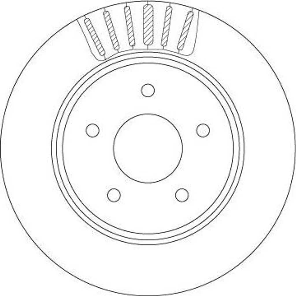 Disque de frein arrière TRW DF6789 compatible Renault Koleos II et X-Trail